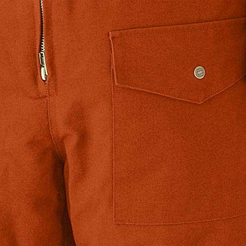 Pioneer Winter Heavy-Duty High Visibility Insulated Work Coverall, Quilted Cotton Duck Canvas, Hip-to-Ankle Zipper, Orange, L, V206095A-L - Clothing - Proindustrialequipment