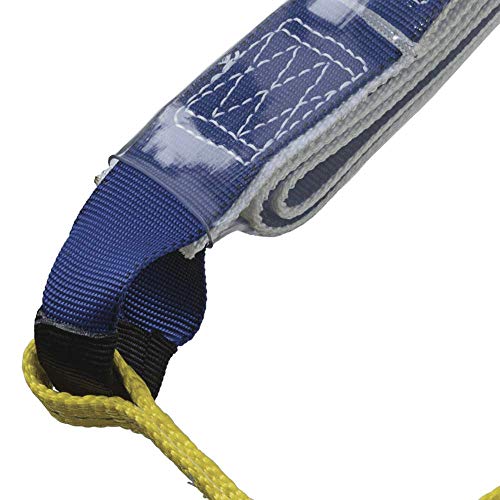 PeakWorks CSA 6' (1.8 m) Shock Pack - Snap & Form Hooks - Single Leg - E6 Shock Absorbing Fall Arrest Lanyard Connector, 1" Webbing, V8104326 - Fall Protection - Proindustrialequipment