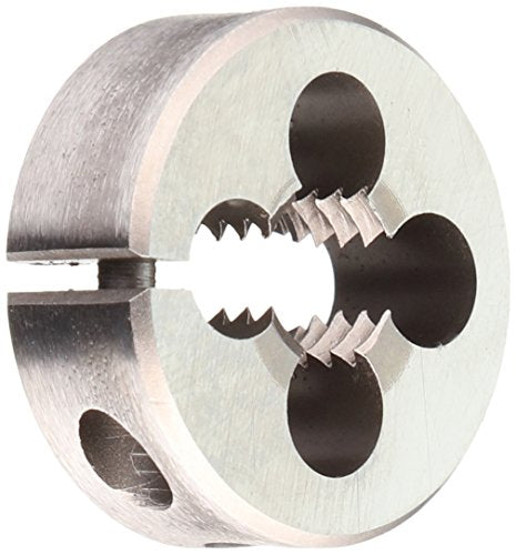 Irwin Tools 3834 Irwin Matrices fractionnées rondes en acier à haute teneur en carbone – Matrice 3/8-16 1 Adj Rd Hanson Round