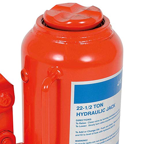 JET 140110 - 22-1/2 Ton Hydraulic Bottle Jack-Low Profile-Super - Proindustrialequipment