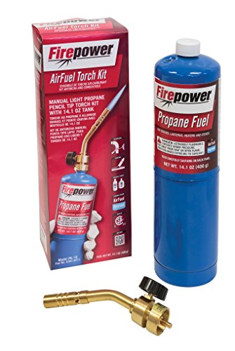 Firepower 0387-0471 PK-10 Pencil Flame Propane Torch with Propane Tank