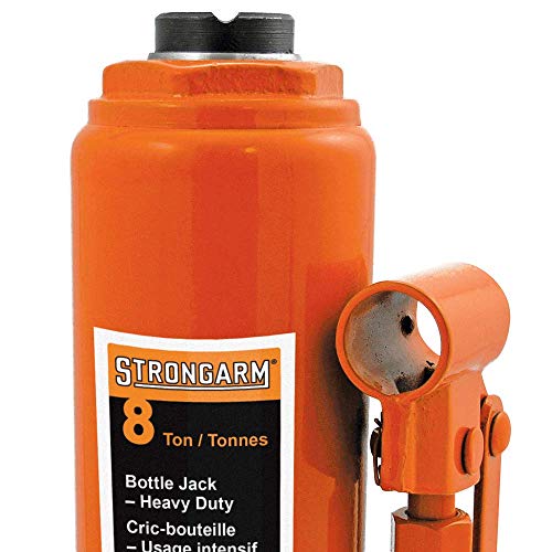 Strongarm Professional Heavy-Duty 8 Ton Hydraulic Standard Bottle Jack - Car, Fleet, Industrial, 30105 - Proindustrialequipment