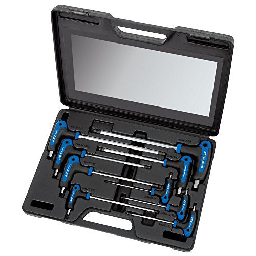 Jet 775104-9-Piece S.A.E. Ergonomic L-Handle Ball Nose Hex Key Set - Screw Drivers and Sets - Proindustrialequipment