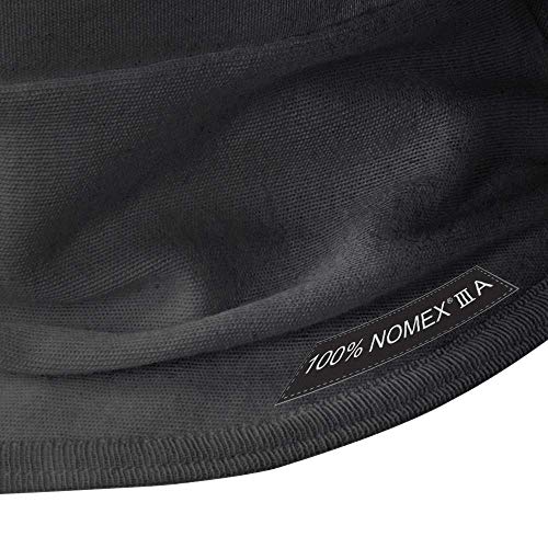 Pioneer V4520770-O/S Nomex® IIIA Medium-Knit Balaclava, Flame Resistant Windguard Black, Fit All - Clothing - Proindustrialequipment