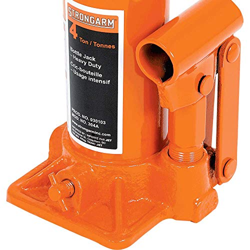 Strongarm Professional Heavy-Duty 4 Ton Hydraulic Standard Bottle Jack - Car, Fleet, Industrial, 30103 - Proindustrialequipment