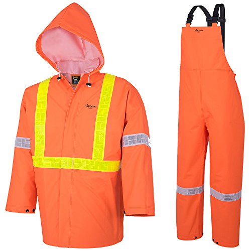 Pioneer V2243950-XL Flame Resistant Jacket and Pants Combo, Men, Orange, XL - Clothing - Proindustrialequipment