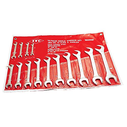 ITC Professional 14-Piece S.A.E. Angle Wrench Set-60-Degree and 15-Degree, 20222 - Wrenches - Proindustrialequipment