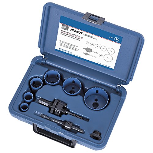 Jet 565205-8 Pc Plumbers Holesaw Kit-Premium - Jet - Proindustrialequipment