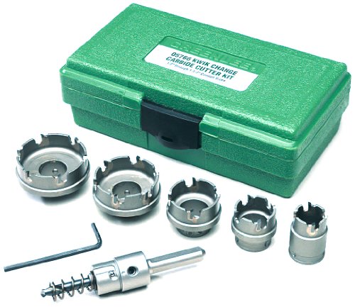 Greenlee 660 Kwik Change Stainless Steel Hole Cutter Kit, 7-Piece - Cutters - Proindustrialequipment