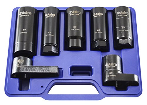 Astro Pneumatic 7 Piece Sensor and Sending Unit Socket Set (AST7801) Category: Cylinder and Piston Tools - Proindustrialequipment