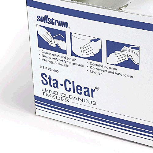 Sellstrom S23480 Water Activated Lens Cleaning Tissue Box - Other - Proindustrialequipment