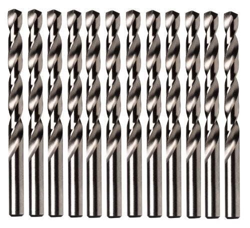 Irwin Tools 63107 7/64-Inch Cobalt Alloy Steel 135-Degree Jobber Length, Pack of 12 - Proindustrialequipment