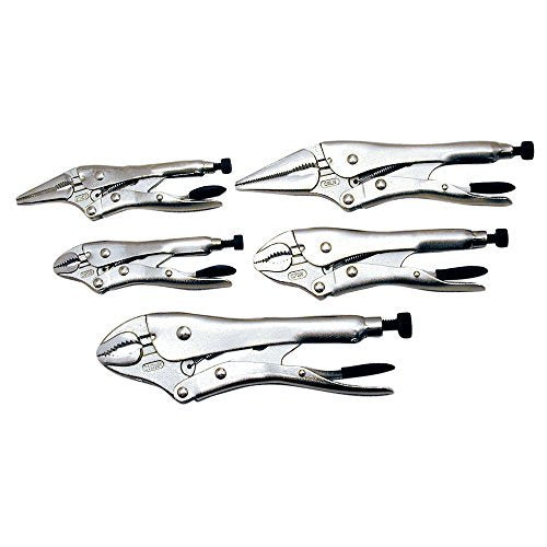 Jet 730335-5-Piece Locking Pliers Set-Super Heavy Duty - Pliers and Wire Strippers - Proindustrialequipment