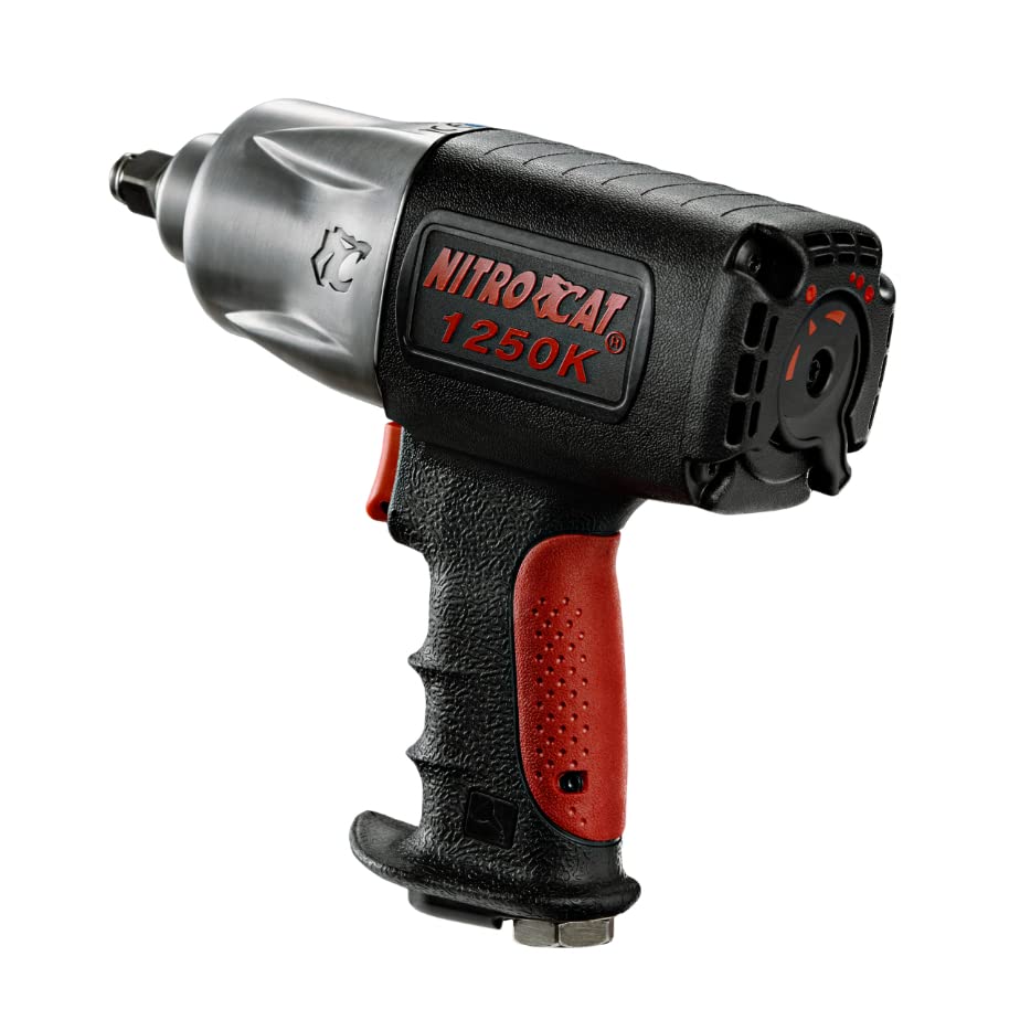 AirCat 1250-K: 1/2" Nitrocat Impact Wrench 1300 Ft-Lb - Proindustrialequipment