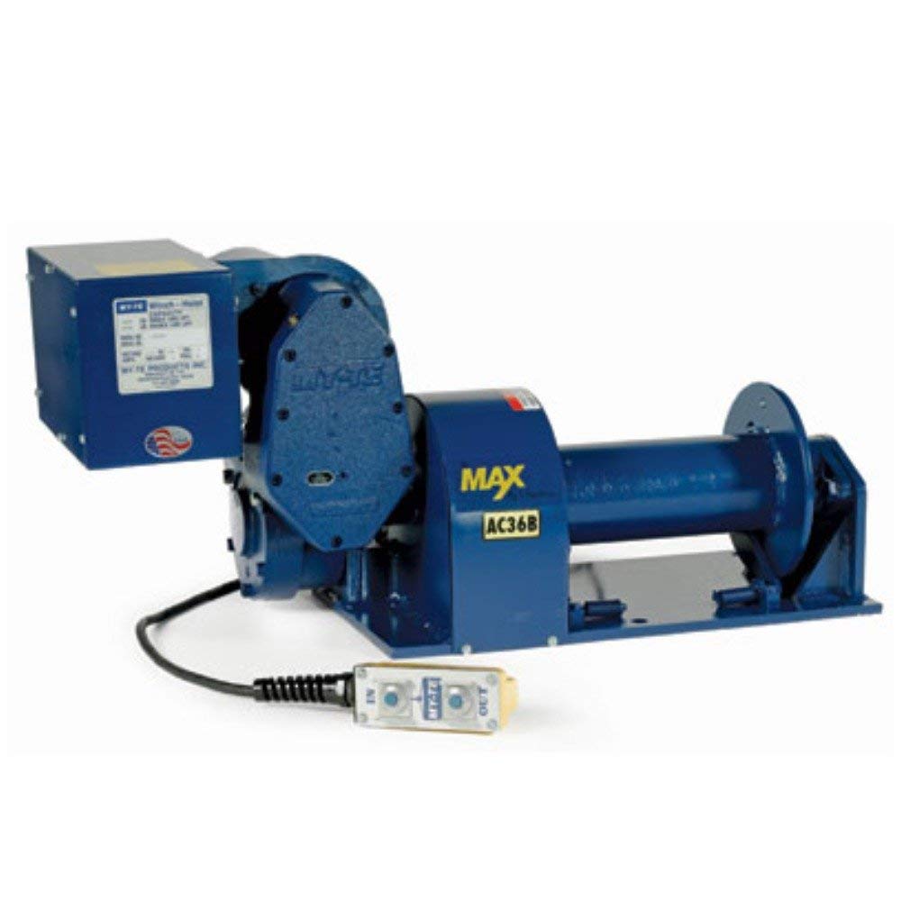 MY-TE AC36B Max Electric Winch-Hoist | 3,000 Lb. Single or 6,000 Lb. Double Line Lift - Winches - Proindustrialequipment
