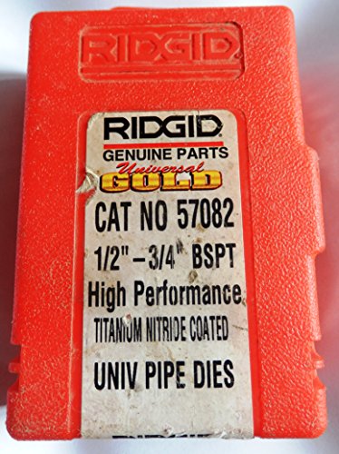 Ridgid 57082 Dies, Univ 1/2-3/4 Bspt G - Plumbing Tools - Proindustrialequipment