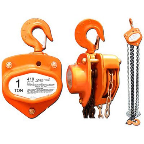 AMERICAN POWER PULL Corp 410 Chain Block, 1-Ton - Proindustrialequipment