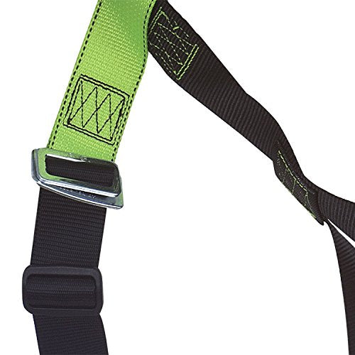 PeakWorks CSA Fall Arrest Kit - 6' POY Shock Absorbing Lanyard With 2 Double Locking Snap hooks And 5-Point Adjustable Safety Harness , V8252116 - Fall Protection - Proindustrialequipment