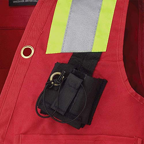 Pioneer Heavy-Duty Reflective Surveyor Safety Vest, 12 Pockets, Red, 3XL, V1010710-3XL - Clothing - Proindustrialequipment