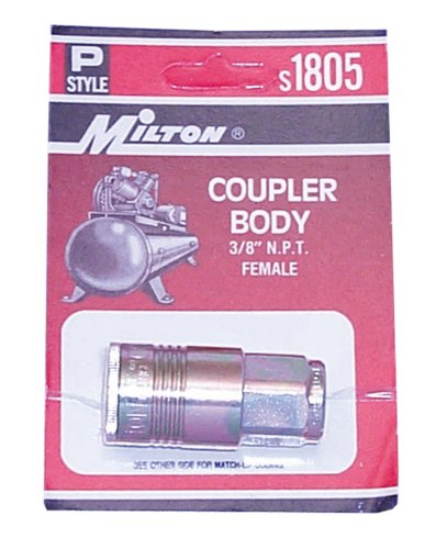 Acoplador estilo P Milton S1805 - Hembra NPT de 3/8 pulgadas