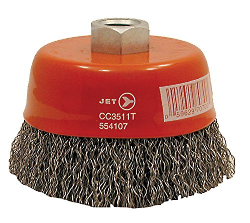 Jet 554106-3-3/4 X 5/8-11Nc Crimped Cup Brush-High Performance - Brushes and Discs - Proindustrialequipment