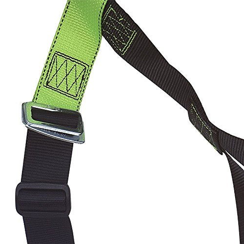 PeakWorks CSA Fall Arrest Kit - 6' POY Shock Absorbing Lanyard With 2 Double Locking Snap hooks And 5-Point Adjustable Safety Harness , V8253076 - Fall Protection - Proindustrialequipment