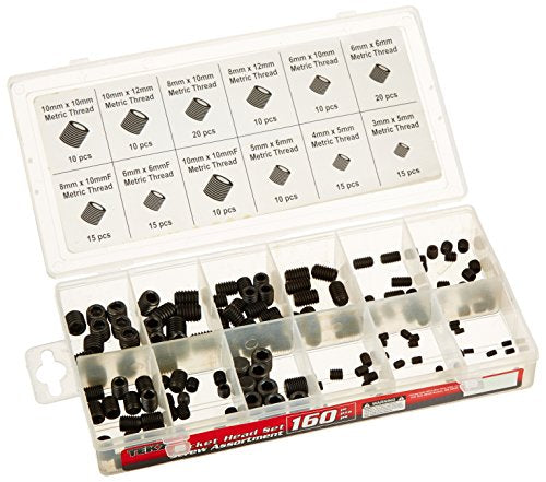 Titan Tools TIT45251 45251 160-Piece Metric Hex Head Screw Assortment - Proindustrialequipment