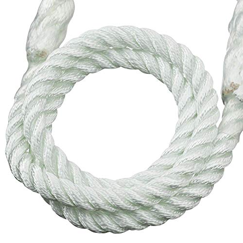 PeakWorks 6' (1.8 m) - 2 Snap Hooks - Fall Arrest Restraint Lanyard Connector, 5/8" (16 mm) Rope, V8151006 - Fall Protection - Proindustrialequipment