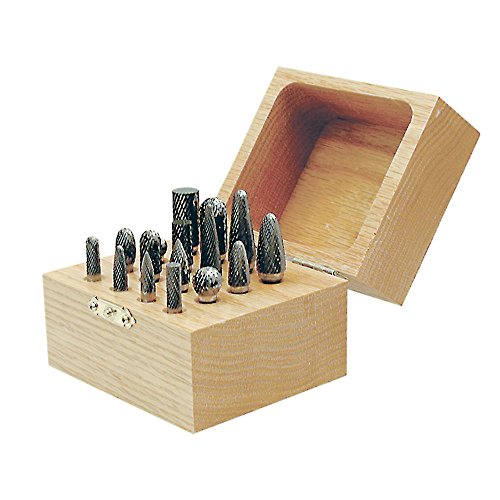 Jet 533907-16-Piece Jet-Kut Carbide Bur Set in Wooden Box - Jet - Proindustrialequipment