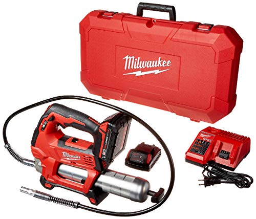 Kit pistolet graisseur Milwaukee 2646-22CT M18 2 SPD avec batte 2 cm