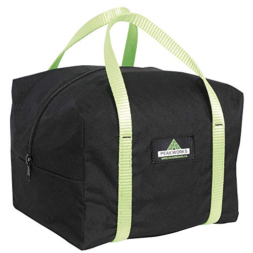 Peakworks Fall Protection V860004 SRL Carrying Bag, Large, Black/Green - Fall Protection - Proindustrialequipment