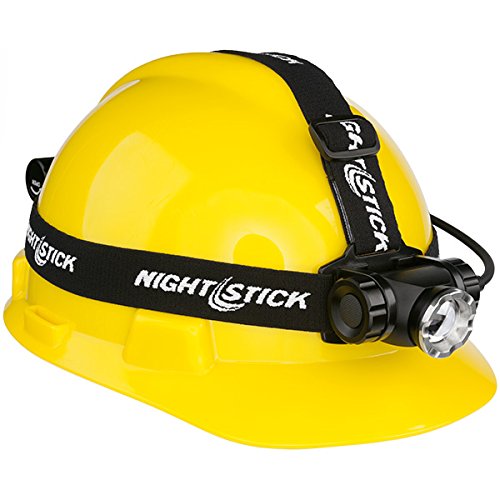 Nightstick Adjustable Beam Headlamp USB Rechargeable, Black