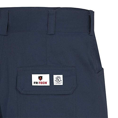 Pioneer Cargo Work Pants, ARC 2 Flame Resistant Premium Cotton and Nylon Blend, Navy, 32X34, V2540540-32x34 - Clothing - Proindustrialequipment