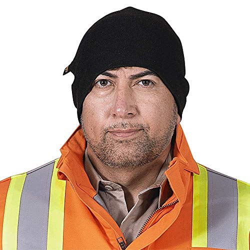 Pioneer V4520370-O/S Flame Resistant Work Beanie, Nomex® IIIA Black, Fit All - Fall Protection - Proindustrialequipment