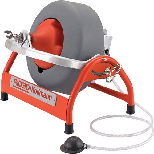 Ridgid 53117 K-3800 W/C-32 Drum Machine for 3/4" to 4" Drain Lines, with C-32 3/8" x 75'. Inner Core Cable & Tool Set, 115V - Drain Augers - Proindustrialequipment