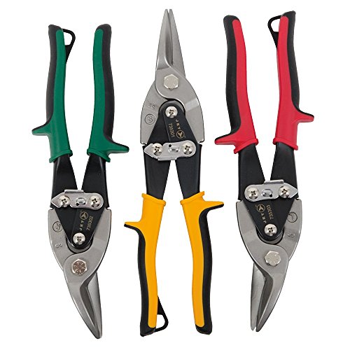 Jet 735305-3-Piece Aviation Snip Set-Super Heavy Duty - Pliers and Wire Strippers - Proindustrialequipment