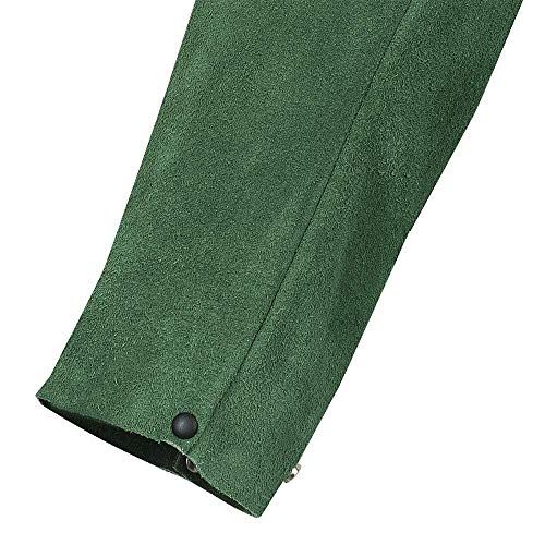 Pioneer V2340920-O/S Welding Sleeve, Leather, Green Universal - Clothing - Proindustrialequipment