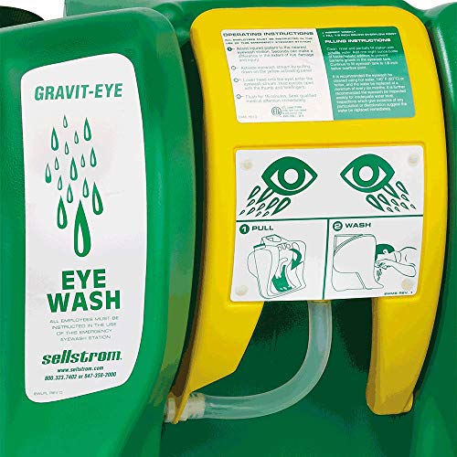 Sellstrom S90320 16-Gallon Gravit-Eye Portable Eyewash Station - Other - Proindustrialequipment