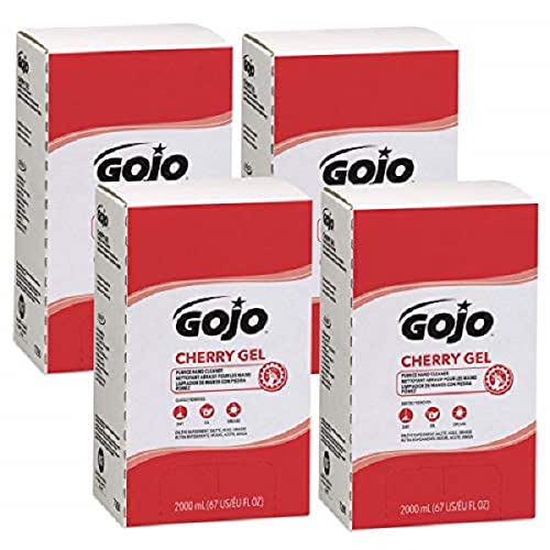 GOJO 7272-04 Supro Max Hand Cleaner, 2000 mL Refill, 4-Pack