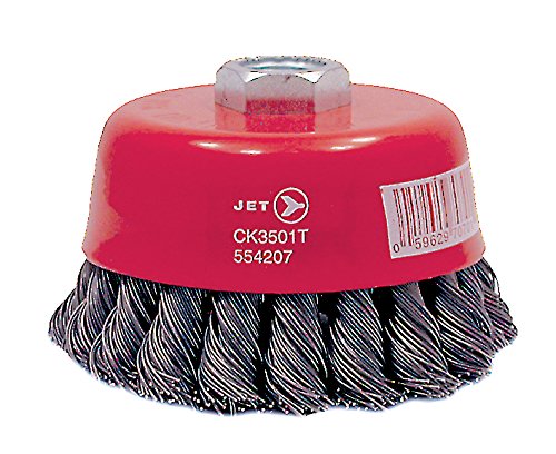 Jet 554207-3-1/2 X 5/8-11Nc Knot Twisted Cup Brush-High Performance - Brushes and Discs - Proindustrialequipment