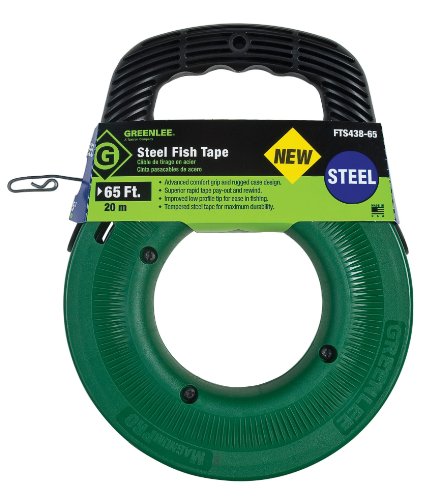 Greenlee FTS438-65 65-Feetx1/8-Inch Steel Fish Tape - Diagnostics and Inspection - Proindustrialequipment
