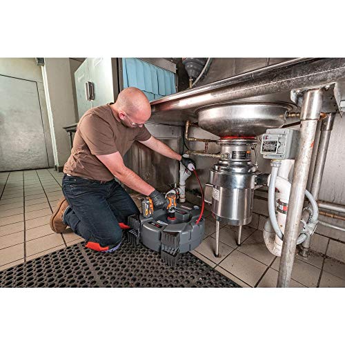 RIDGID, 64263, FLEXSHAFT Drain Cleaner, K9-102 1 1/4-2" Capacity, Includes: 50' 1/4" cable and kit, For use on Sinks, Tubs, Urinals, Showers, Drill Powered (Not Included) - Drain Augers - Proindustrialequipment