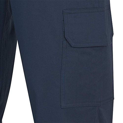 Pioneer Cargo Work Pants, ARC 2 Flame Resistant Premium Cotton and Nylon Blend, Navy, 32X34, V2540540-32x34 - Clothing - Proindustrialequipment