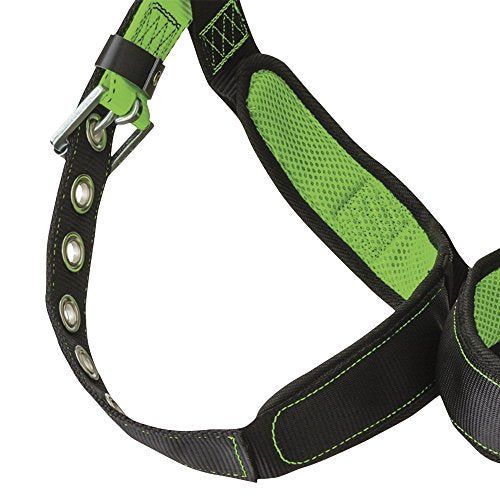 PeakWorks 1 D-Ring PeakPro Fall Protection Full Body Roofing Safety Harness, CSA & ANSI Certified, Class A - Fall Arrest, V8006200 - Fall Protection - Proindustrialequipment