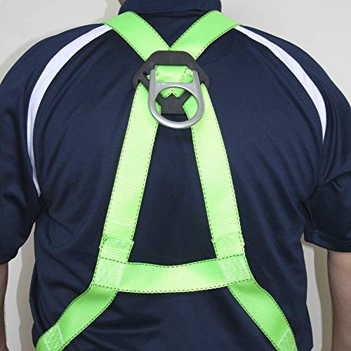 PeakWorks 1 D-Ring Contractor Series Fall Protection Full Body Safety Harness, CSA & ANSI Certified, Class A - Fall Arrest, V8002000 - Fall Protection - Proindustrialequipment