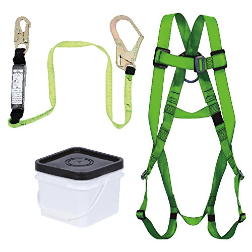 PeakWorks CSA Fall Arrest Kit - 4' SP Shock Absorbing Lanyard With Snap & Form Hooks And 3-Point Adjustable Safety Harness , V8253024 - Fall Protection - Proindustrialequipment