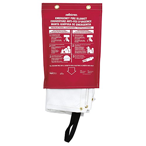 Sellstrom S97450 100% Fibreglass High-Temp Emergency Fire Blanket, Vinyl Storage Bag - Other - Proindustrialequipment