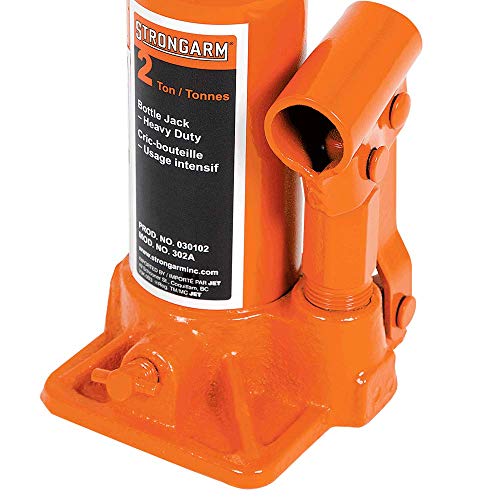 Strongarm Professional Heavy-Duty 2 Ton Hydraulic Standard Bottle Jack - Car, Fleet, Industrial, 30102 - Proindustrialequipment