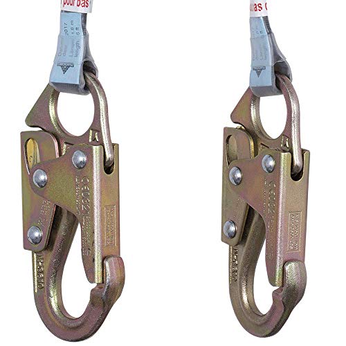 PeakWorks V845525006LE - Snap Hook 6' (1.8 m) 1" (25 mm) Webbing - Aluminum Housing, Type 2 -Leading Edge Self-Retracting Lifelines (SRL) - Fall Protection - Proindustrialequipment