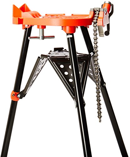 Ridgid 36273 Portable Tristand Chain Vise, Red - Threading and Pipe Preparation - Proindustrialequipment